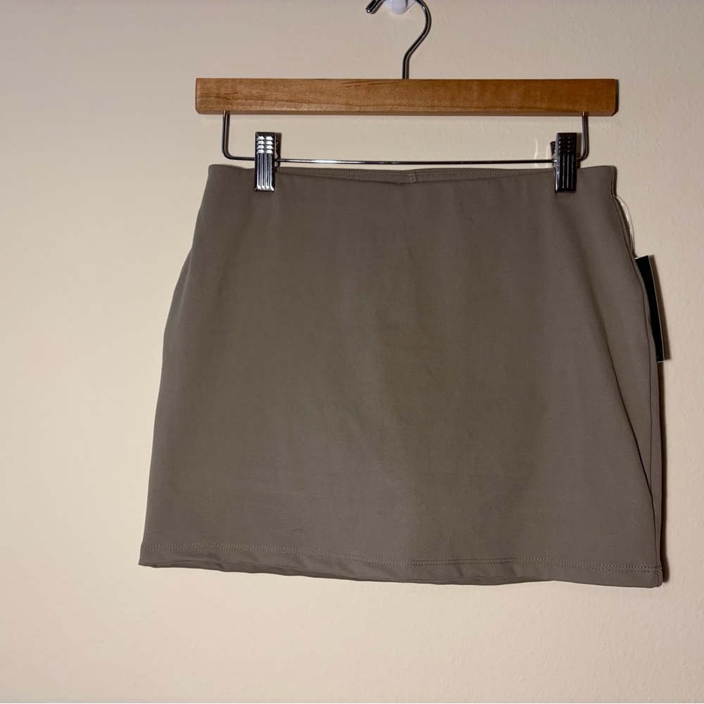 Wild Fable Taupe Mini Skirt